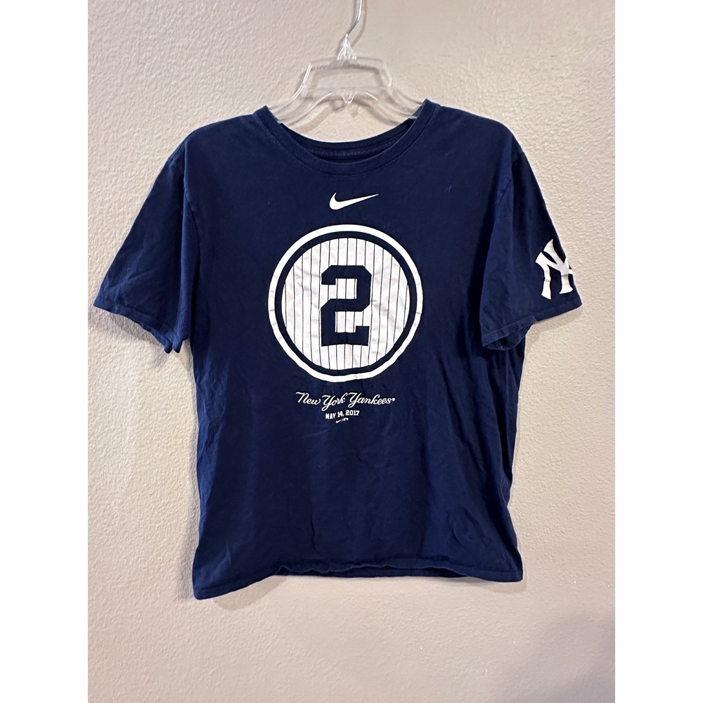 Nike New York Yankees Derek Jeter #2 T-Shirt MLB Baseball‎ Large